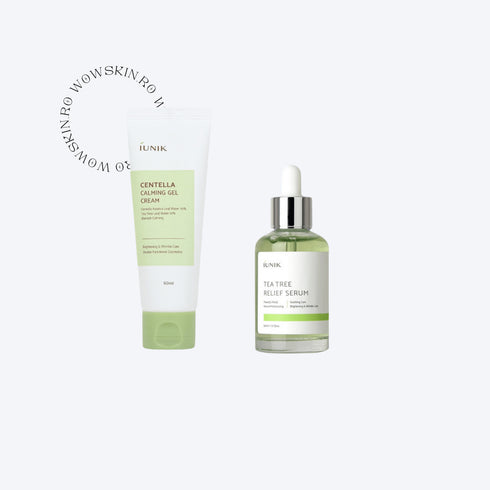 Set Centella: Ser arbore de ceai si crema cu centella - WowSkin Romania